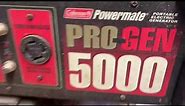 Coleman Powermate PRO GEN 5000 Portable Generator Refurbishment Back To Life [PRO GEN 5000 Fix]