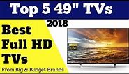 Best Budget 49 inches FHD TVs | Review