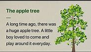 Learn English through Story - The apple tree - Level 1