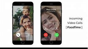 iPhone FaceTime Video Calls | After Effects Template