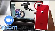 How to use your Iphone as a webcam in Zoom