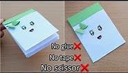 DIY mini notebook|How to make mini notebook with paper|No glue mini notebook|Mini notepad