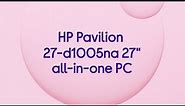 HP Pavilion 27-d1005na 27" All-in-One PC - Intel® Core™ i5, 1 TB SSD, White - Product Overview