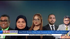 Some PNCR Members Make Public Statement About WPA Official's Statement