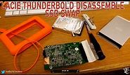 LACIE 2TB USB 3.0 Thunderbolt Drive DISASSEMBLE / SSD SWAP