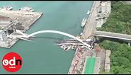 Shocking Bridge Collapse in Taiwan Caught on Camera