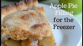 How to Make Apple Pie Filling to Freeze