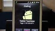 T-Mobile G2x by LG dialing