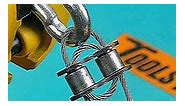 steel cable loop knot #steelwire #metalwire #chain #fasteners #fastening #toolstour | Tools Tour