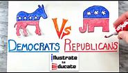 Democrats Vs Republicans | What is the difference between Democrats and Republicans?