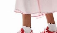 adidas Originals - Handball Spezial - Sneakers in rood met roze | ASOS