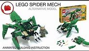 LEGO CREATOR 31058 alternative build tutorial - MOC Mech Robot Spider, Робот Самоделка Инструкция