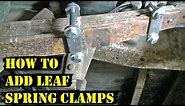How to Add Leaf Spring Clamps (Demo Derby Tips)
