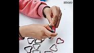 Carabiner Heart Shaped Key Chain Clip by HYQO