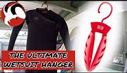 How to dry a Wetsuit Quickly and Correctly using this Quick Dry Hanger!
