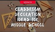 Eazy ! Four Seasons Classroom Decorations Ideas for Middle School