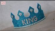 DIY KING Crown making with Paper | How to make King Crown at Home | Tiara Crown | Requested Video