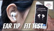 Airpods Pro Ear Tip Fit Test | Airpods Pro Fit Test