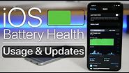 iOS Updates, Battery Health and Usage Explained