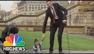 World's Tallest Man Meets World's Shortest Man | NBC News