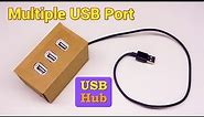 How To Make Multiple USB Port At Home | Homemade DIY Multiple USB Hub