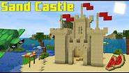 Minecraft How to build a SAND CASTLE / Desert House - Tutorial