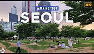 Seoul KOREA - Yeouido Hangang Park on a Peaceful Summer Evening