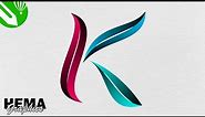 Coreldraw Tutorial - Letter K Logo Design