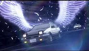 takumi's AE86's wings appearing sound effect | Initial D