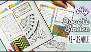 DIY Re-Usable Doodle Binder | Weird Back to School Supplies