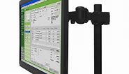 Newcastle Systems B266 Post-Mount 27" Monitor Holder for PC, NB, EcoCart, and Apex Series - 20 lb. Capacity