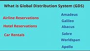 Global Distribution System, GDS