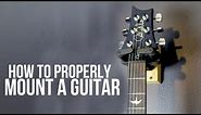 How to Mount a Guitar to a Wall