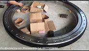 WCB Slewing bearing ring swing gear turntable production track assembly test