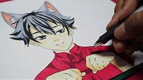 How To Draw a Cute Anime Cat Boy [Drawing Anime For Beginners]
