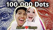 Artist Jhomel - 100,000 Dots for Adam & Emrys