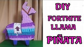 DIY FORTNITE LLAMA PIÑATA | IDEA | HOW TO MAKE | cómo hacer fortnite llama piñata #lourdestinydiy