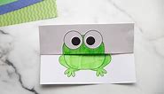 Frog Folding Surprise (Free Printable) - The Best Ideas for Kids