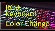 How to Change RGB keyboard colors | Alienware, Dell, Msi method same