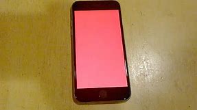 iPhone 6 Red Screen of Death