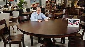 Gallery Furniture - Henderson 72" Round Dining Table