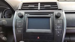 How to Remove Radio /Touch Screen / CD Player from Toyta Camry 2015 for Repair.