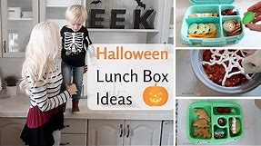 HEALTHY HALLOWEEN FOOD 🍱 School Lunch box ideas! (Bento Box DiY)