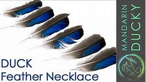 DIY:DUCK FEATHER necklace + style suggestions