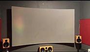 100 inch Curved projector Screen | 5.1 Powerfull DIY Home theater design @THINKalt