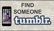 How to find friends on Tumblr | Mobile App