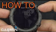 How to Display Time Zones on Garmin Tactix / Fenix