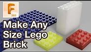 Custom LEGO Brick Design in Fusion 360: A Step-by-Step Tutorial