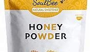 SoulBee ORGANIC HONEY POWDER - 1 Pound - Dehydrated honey as Natural Sweetener for drinks and meals - Perfect for Skin Care - Low Calories, Non GMO, Gluten Free - Natural sugar source (contains tapioca maltodextrin)