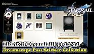 Eldritch Dreamfall (I) Sticker Collection Locations Honkai Star Rail (Dreamscape Pass Stickers)
